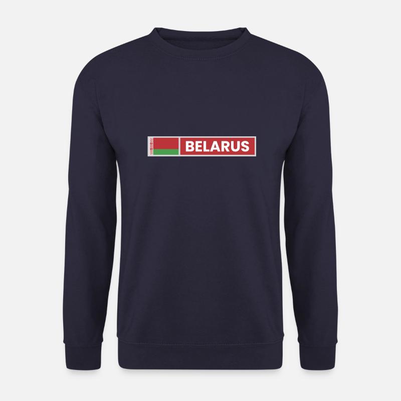 Drapeau de la Biélorussie - Sweat-shirt Unisexe - marine