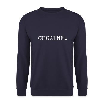Cocaine - Unisex Pullover - Navy - Vorne - Alina (178cm) & Michal (187cm)