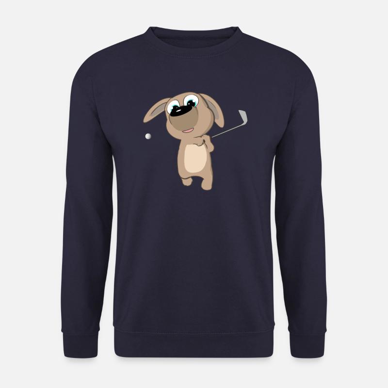 Welpe Golf Schwung - Unisex Pullover - Navy