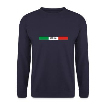 Italia - Sweat-shirt Unisexe - marine - Devant - Alina (178cm) & Michal (187cm)