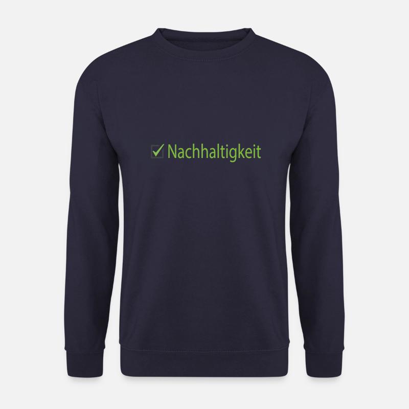 Nachhaltigkeit - Unisex Pullover - Navy