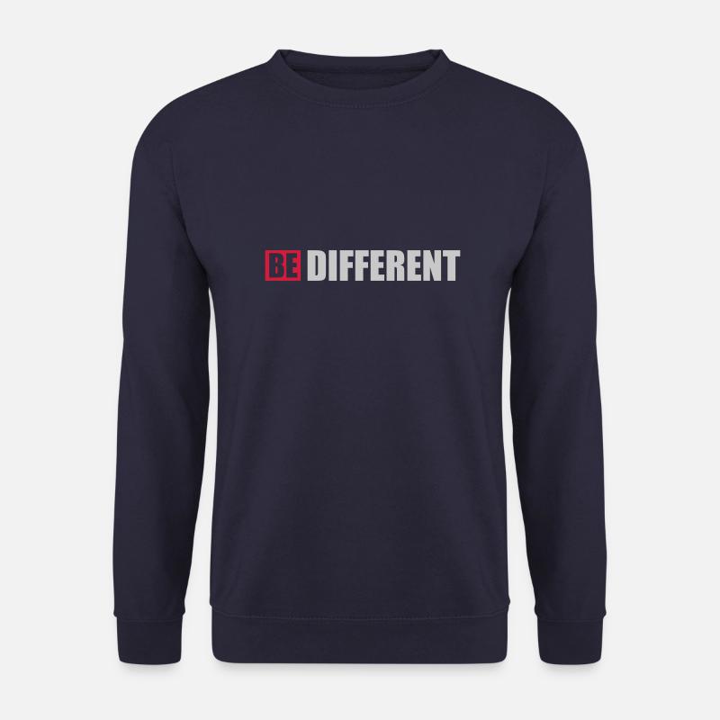 Be different Logo Design - Unisex Pullover - Navy