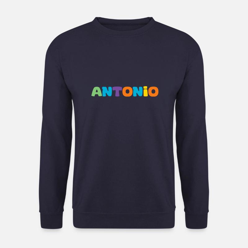Name - Antonio - Unisex Pullover - Navy