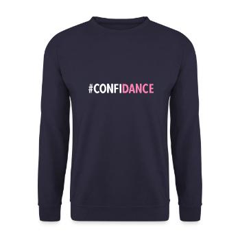 Balletttänzerin Ballerinas Vintage Sprüche - Unisex Pullover - Navy - Vorne - Alina (178cm) & Michal (187cm)