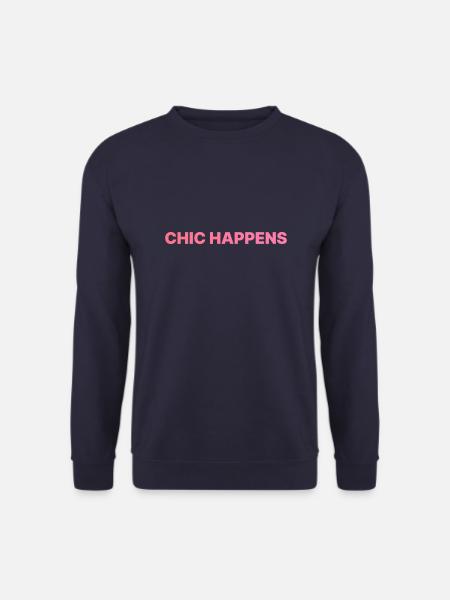 CHIC HAPPENS ROSA - Unisex Sweatshirt - navy
