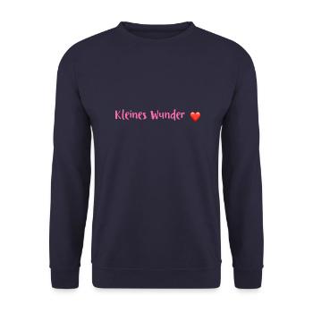 small miracle - Unisex Sweatshirt - navy - Front - Alina (178cm) & Michal (187cm)