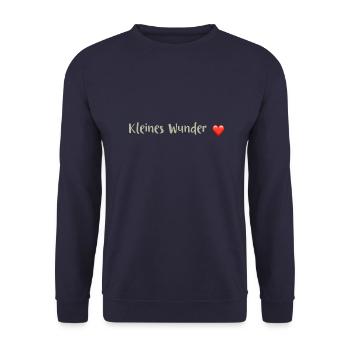 Grossesse - Dictons pour bébés - Sweat-shirt Unisexe - marine - Devant - Alina (178cm) & Michal (187cm)