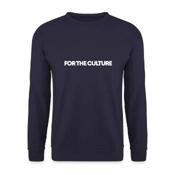 FOR THE CULTURE - Unisex Sweatshirt - navy - Front - Alina (178cm) & Michal (187cm)