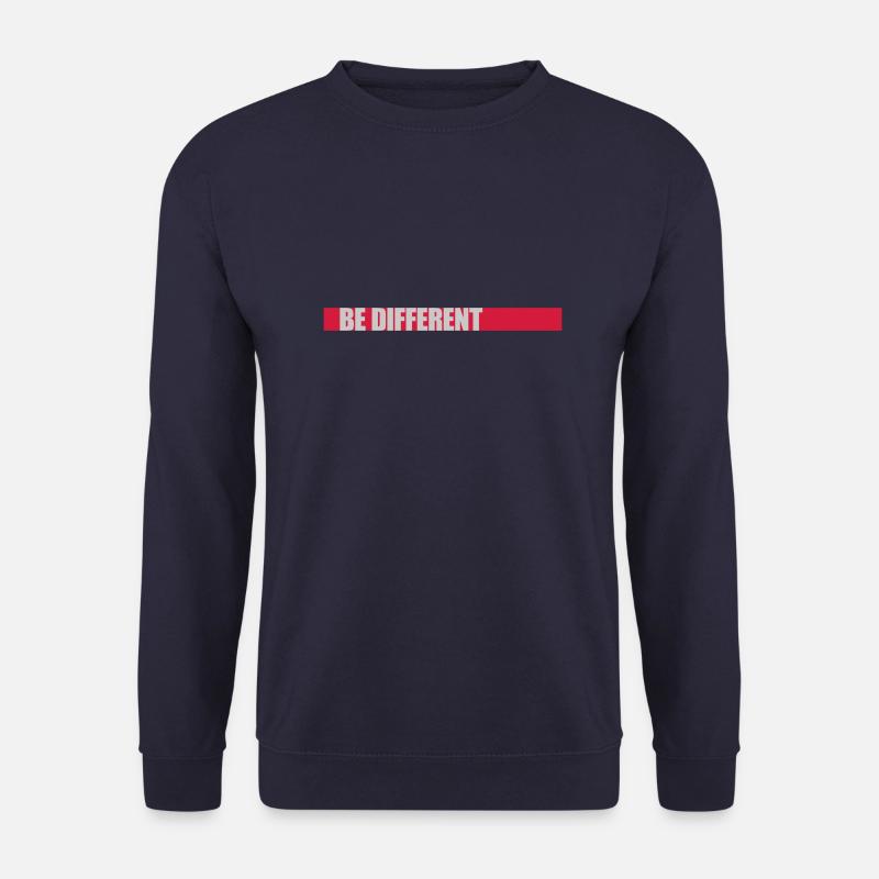 Be different Logo Design - Unisex Sweatshirt - navy