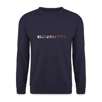I poop a lot - Unisex Sweatshirt - navy - Front - Alina (178cm) & Michal (187cm)
