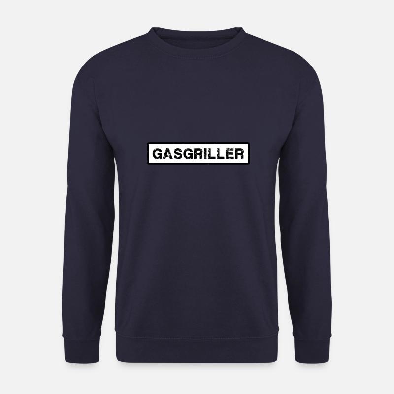 gasgriller,griller,grillen,gas,schwarz - Unisex Pullover - Navy