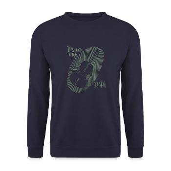 Violoncelle Violoncelle Joueur KLassische Musik - Sweat-shirt Unisexe - marine - Devant - Alina (178cm) & Michal (187cm)
