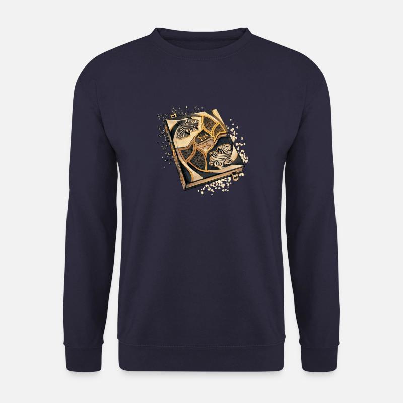 Zodiac Grimoire - Type Gemini - Unisex Pullover - Navy
