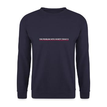 boissons de crânes ennemis - Sweat-shirt Unisexe - marine - Devant - Alina (178cm) & Michal (187cm)
