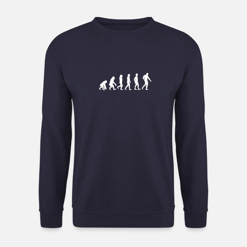 Evolution - Fitness Shirt - Unisex Pullover - Navy