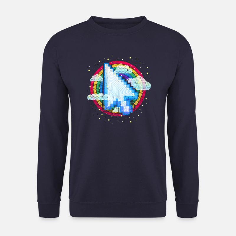 Cursor (Regenbogen) - Unisex Pullover - Navy