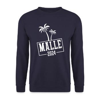 Malle 2024 Team Mallorca - Unisex Sweatshirt - navy - Front - Alina (178cm) & Michal (187cm)