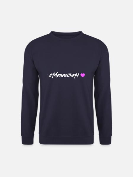 Mannschaft Herz - Unisex Pullover - Navy