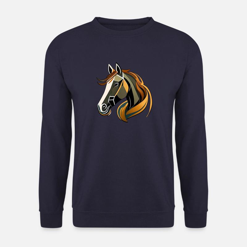 Pferd - Unisex Pullover - Navy