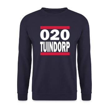Garden Village - Unisex Sweatshirt - navy - Front - Alina (178cm) & Michal (187cm)
