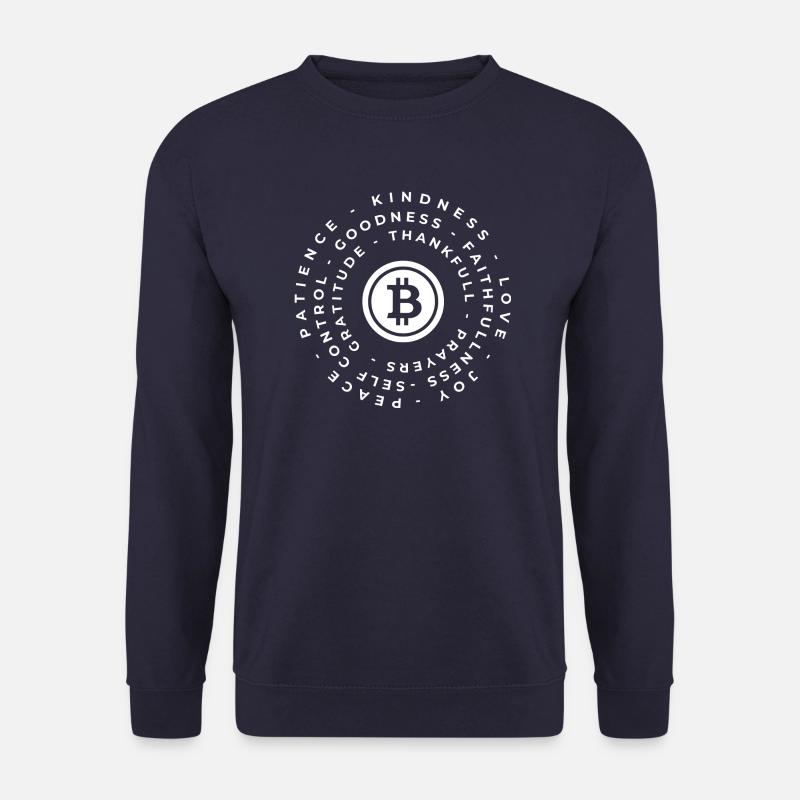 Bitcoin _ Crypto / Krypto - Unisex Pullover - Navy