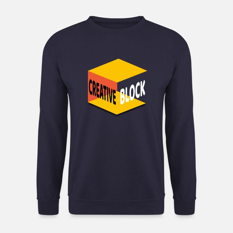 Creative BLOCK - Unisex Sweatshirt - navy