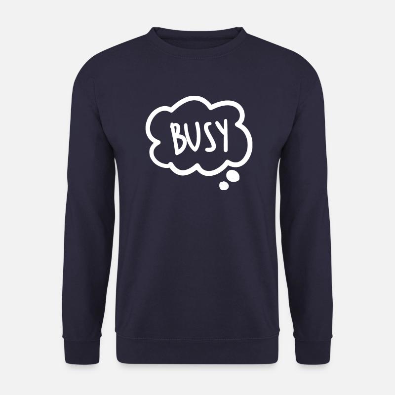 Stickers Busy - Unisex Sweatshirt - navy