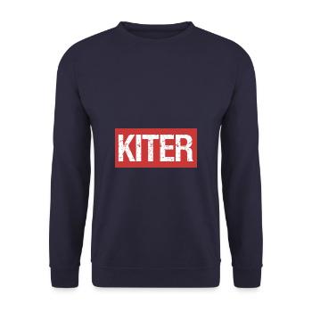 Kiter - Unisex Pullover - Navy - Vorne - Alina (178cm) & Michal (187cm)
