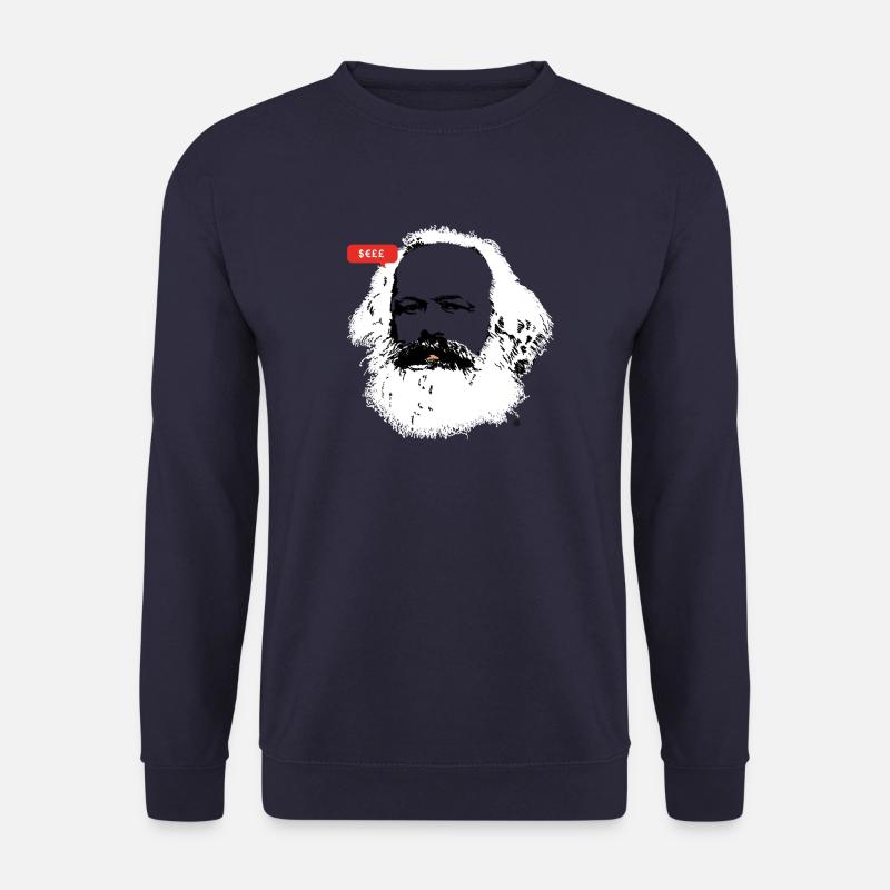 Karl Marx - Unisex Pullover - Navy