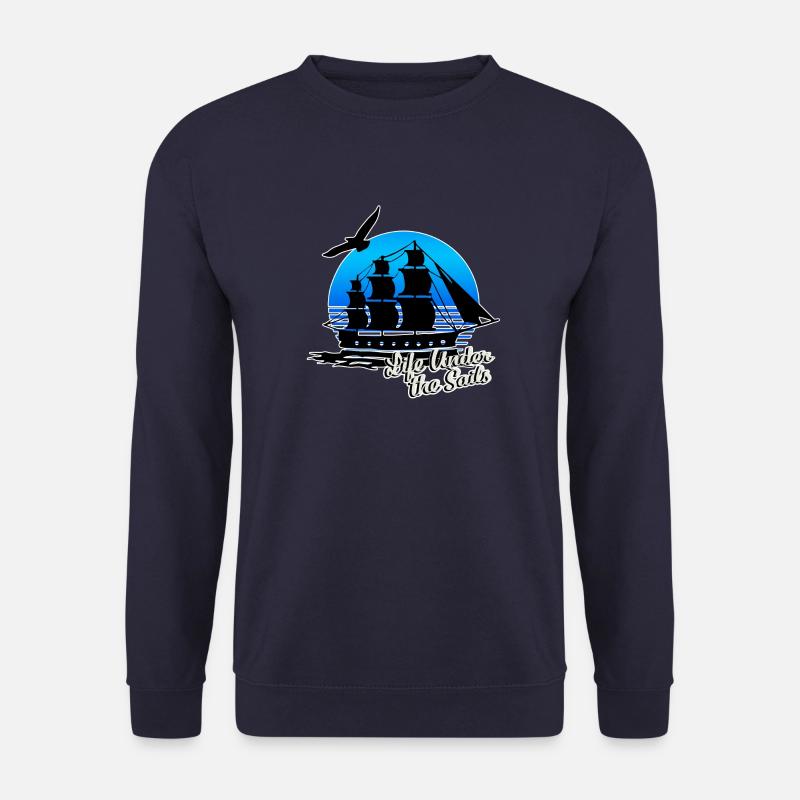 Live Under the Sails - clean - Unisex Sweatshirt - navy