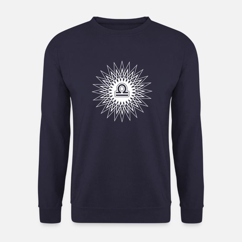 Indus Serie Sternzeichen Waage - Unisex Pullover - Navy
