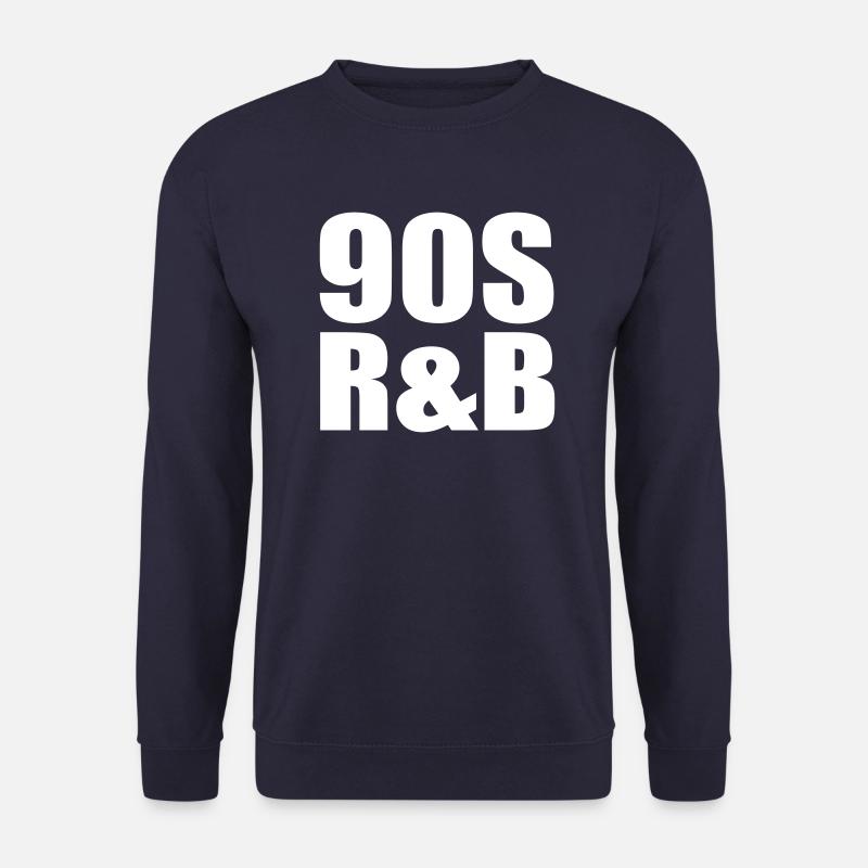 r und b 90er Jahre - Unisex Pullover - Navy