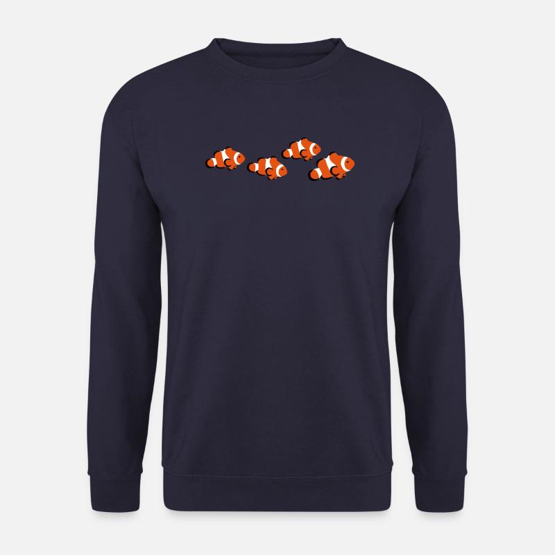 Clownfisch Schwarm - Unisex Pullover - Navy