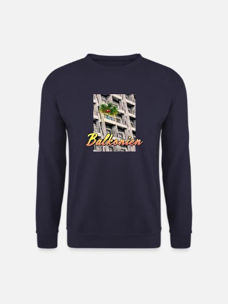 Urlaub auf Balkonien 🌴😎 - Unisex Pullover - Navy