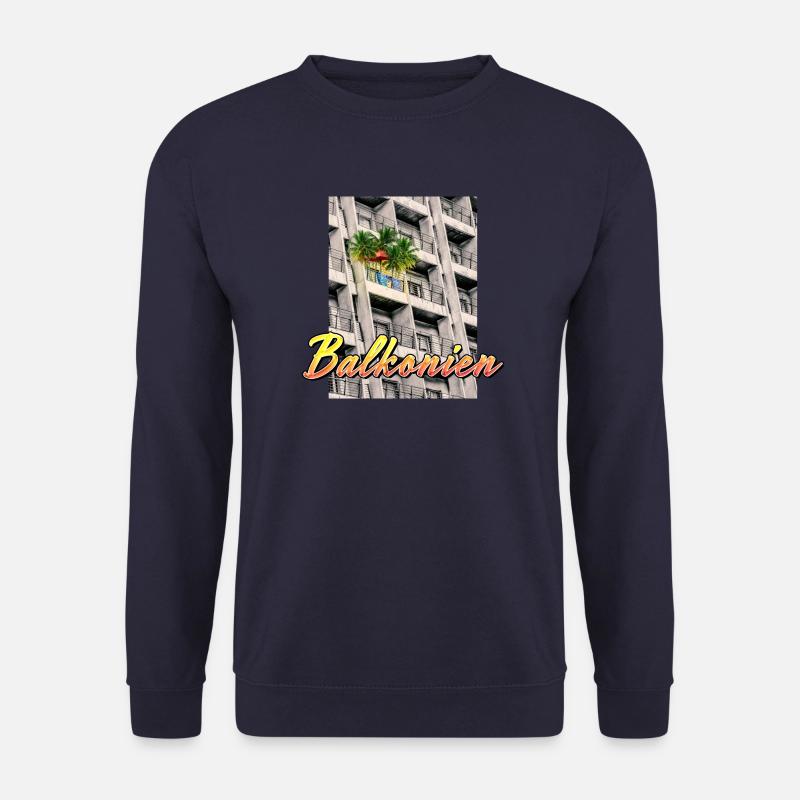 Urlaub auf Balkonien 🌴😎 - Unisex Pullover - Navy