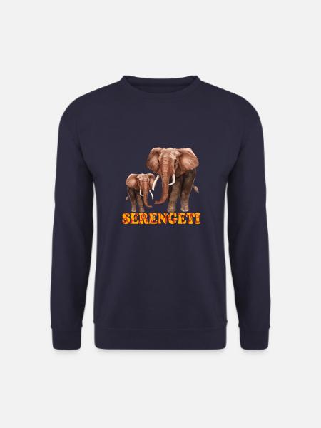 Serengeti-Elefant Serengeti Elephant - Unisex Sweatshirt - navy