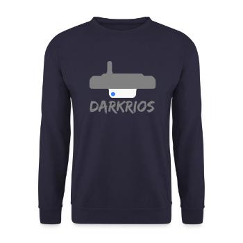 darkrios - Sweat-shirt Unisexe - marine - Devant - Alina (178cm) & Michal (187cm)