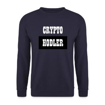 Bitcoin Trading Crypto Stocks - Sweat-shirt Unisexe - marine - Devant - Alina (178cm) & Michal (187cm)