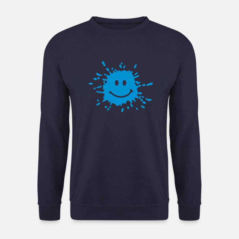 Smiley Gesicht - Unisex Pullover - Navy