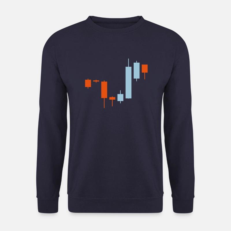 Stocks Chart Trading 2 - Unisex Pullover - Navy