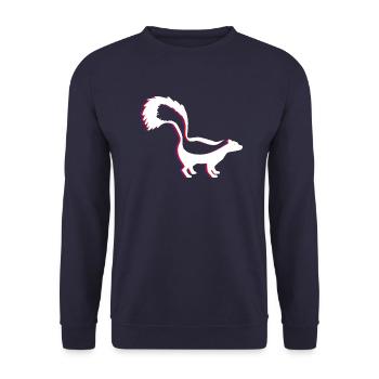 stinktier - Unisex Pullover - Navy - Vorne - Alina (178cm) & Michal (187cm)