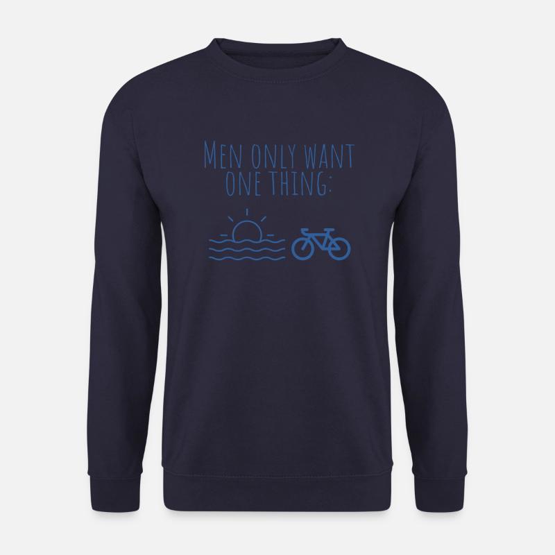 MowoT Fahrrad am Meer - Unisex Pullover - Navy