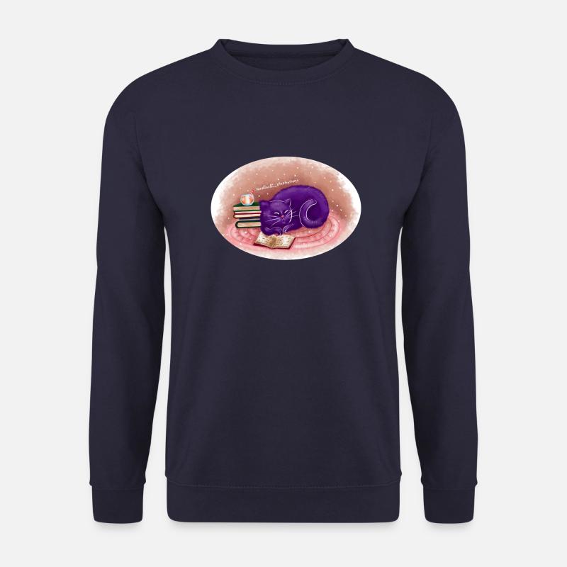 Bücherwurm - Unisex Pullover - Navy