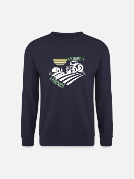 Traktor Nachwuchs Landwirt Landwirtschaft Geschenk - Unisex Pullover - Navy
