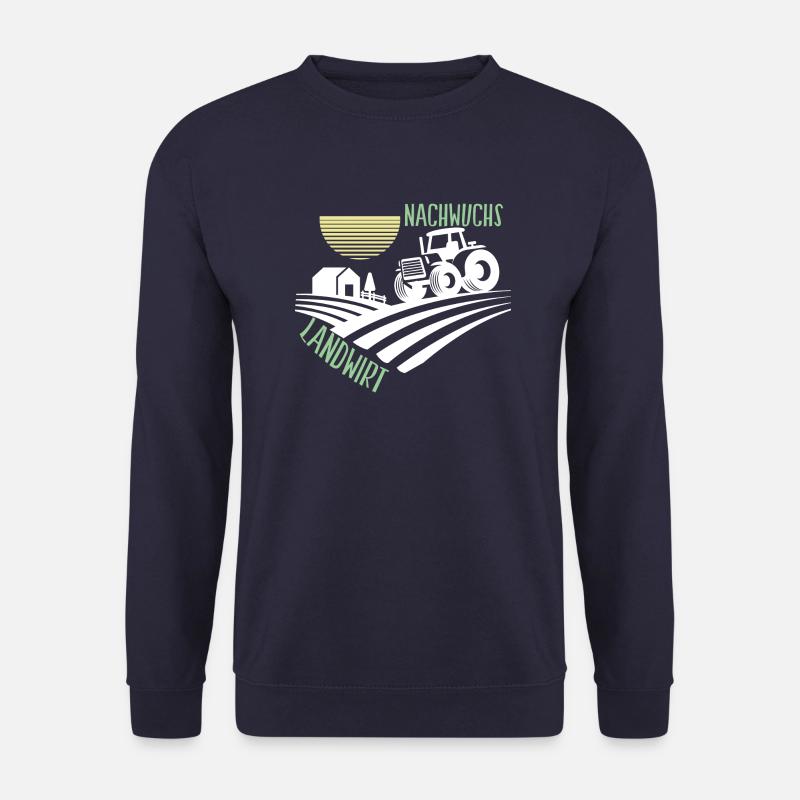 Traktor Nachwuchs Landwirt Landwirtschaft Geschenk - Unisex Pullover - Navy