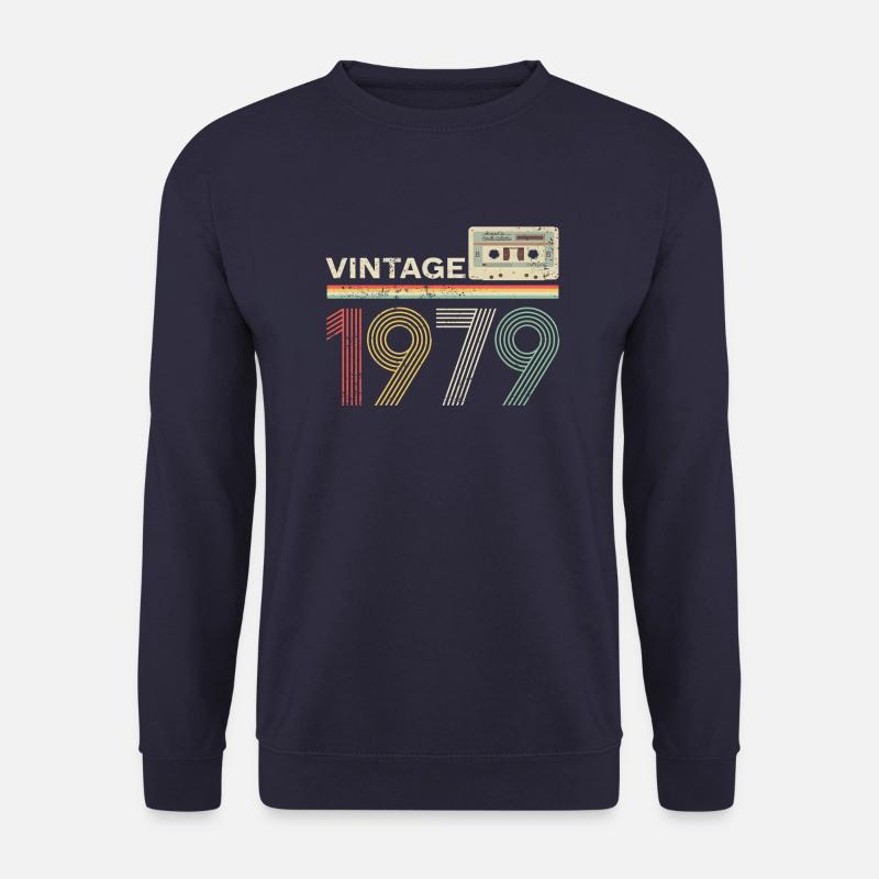 Vintage Kassette 1979 - Unisex Pullover - Navy