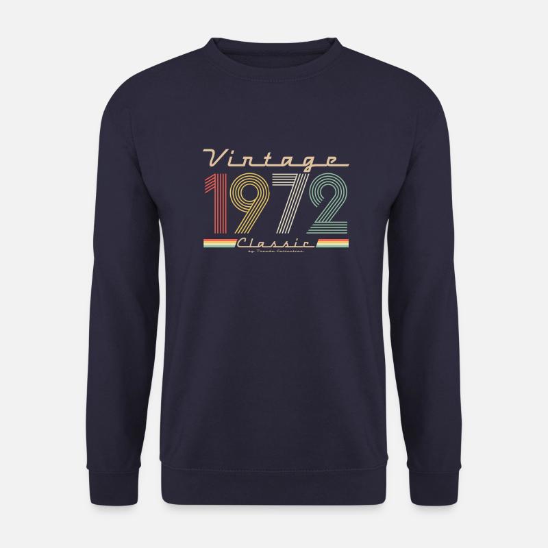 Vintage Classic 1972 - Unisex Pullover - Navy