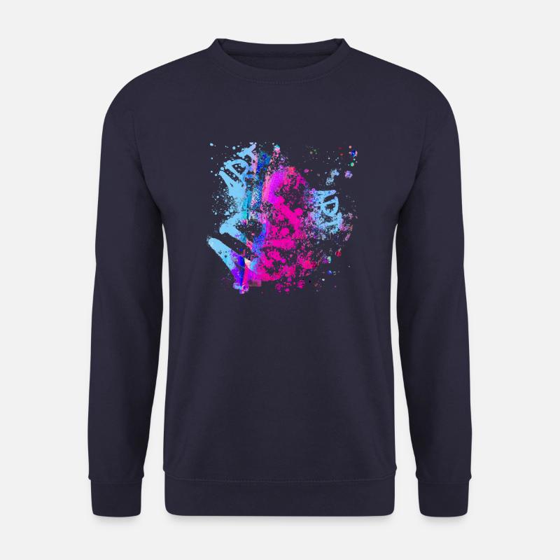 art,graffiti,malerei,bunt,artwork,kunst - Unisex Pullover - Navy