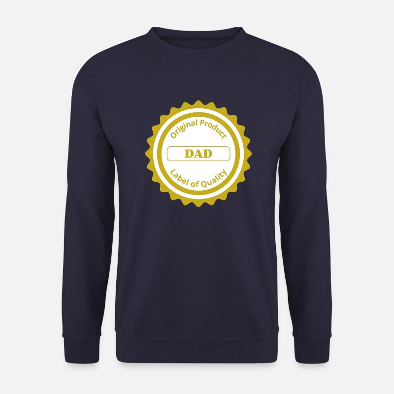 Gütesiegel / Papa - Unisex Pullover - Navy