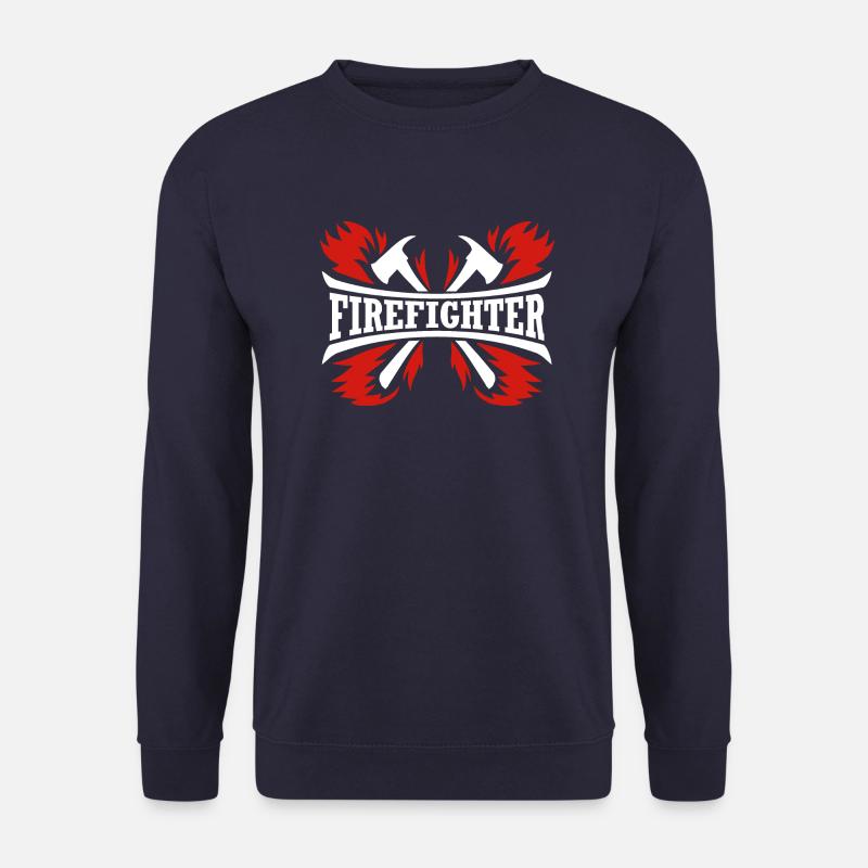 Firefighter Feuerwehr Fire Fighter Feuerwehmann - Unisex Pullover - Navy